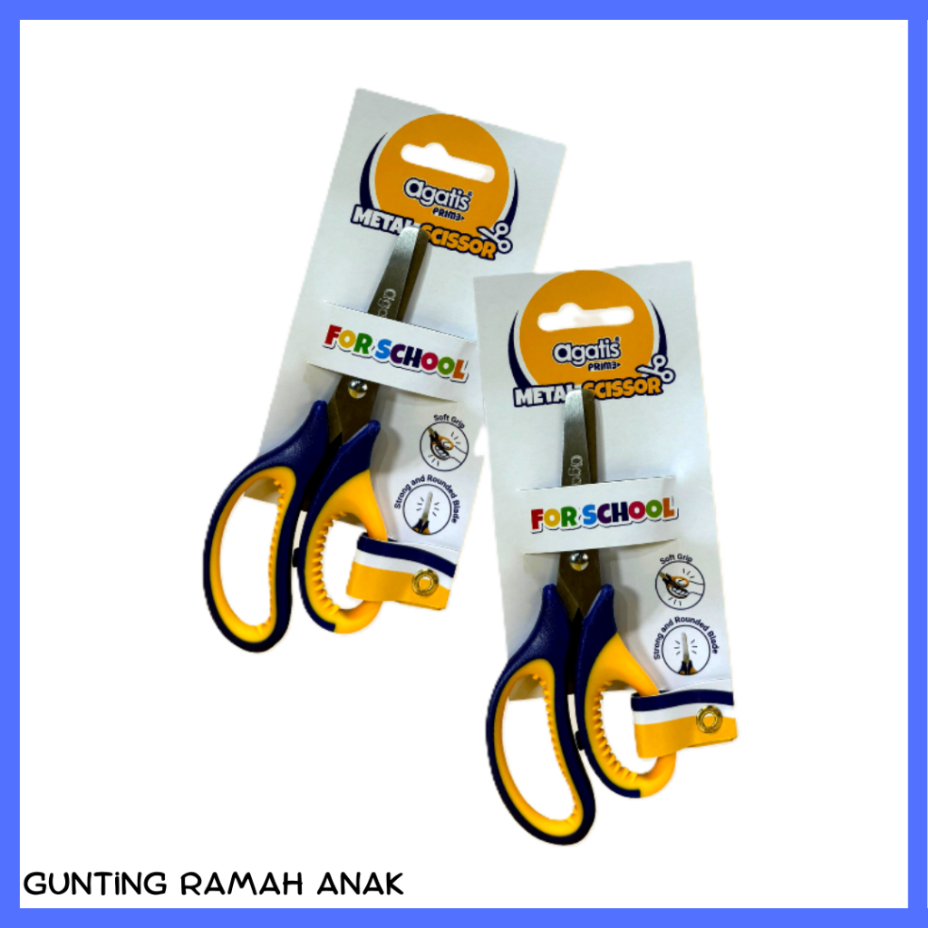 

Gunting sedang ujung tumpul Agatis Prime Kids Scissors