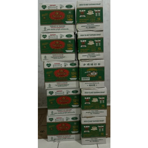 

Green Tea Chatramue Paket 10 Dus x 12bks @200gr Teh Hijau Viral BPOM HALAL