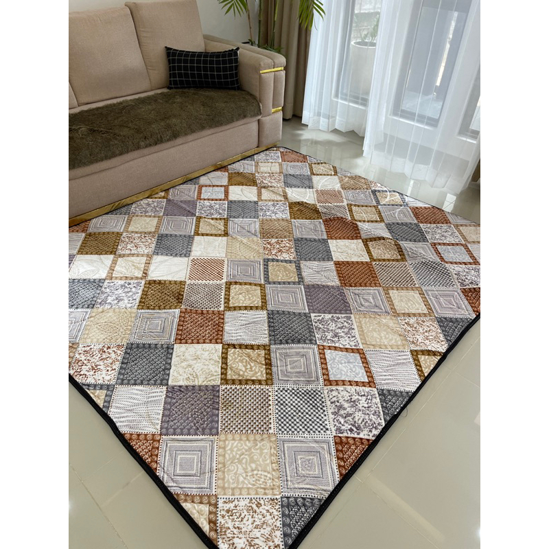 KARPET MALAYSIA JUMBO 220x190   ADA BUSA BULU TEBAL ANTI SLIP / AMBAL MALAYSIA / KARPET ANTI SELIP /