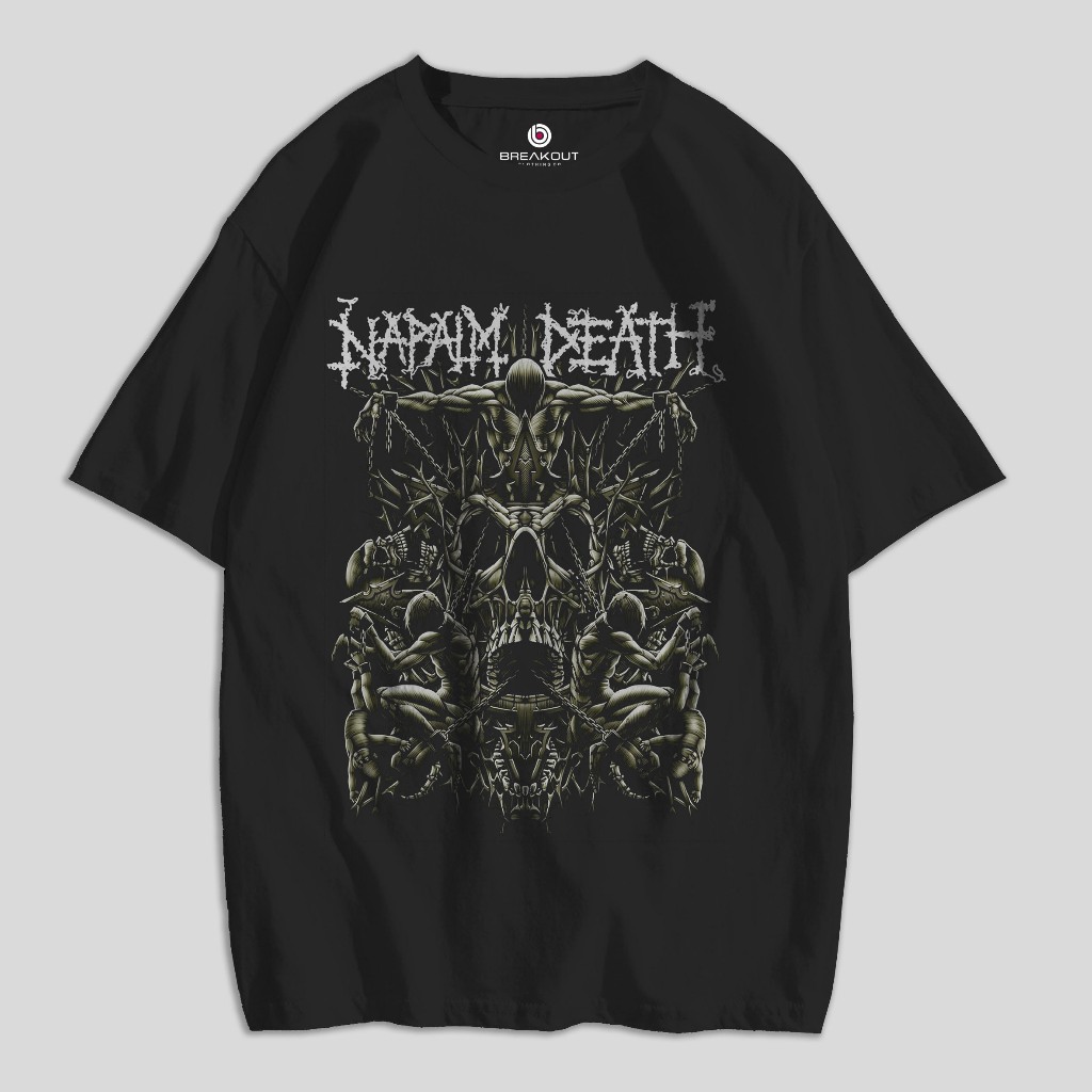 kaos band napalm death  tshirt napalm death kaos musik kaos metal