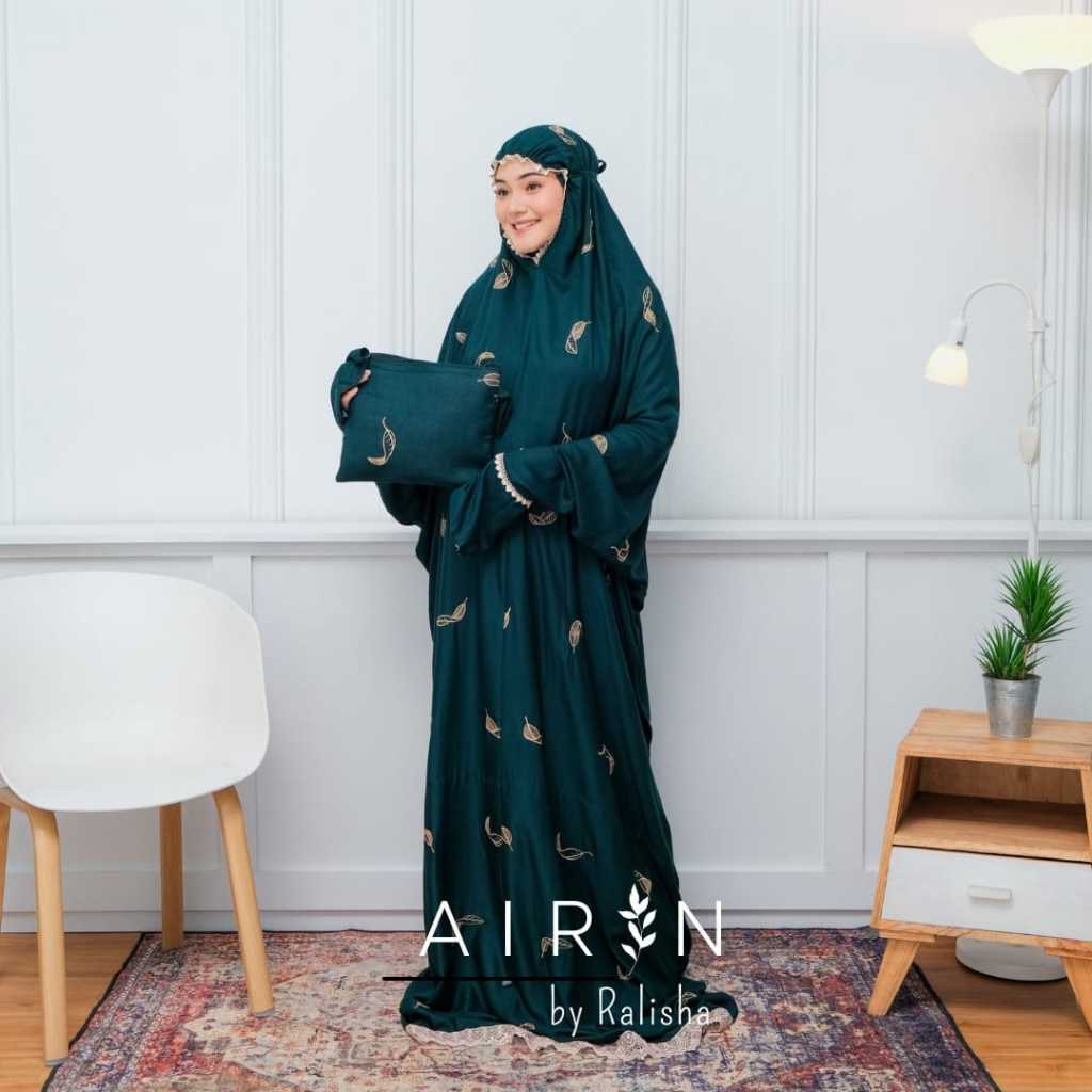 Mukena Rayon Premium Motif Terusan Bordir Mewah