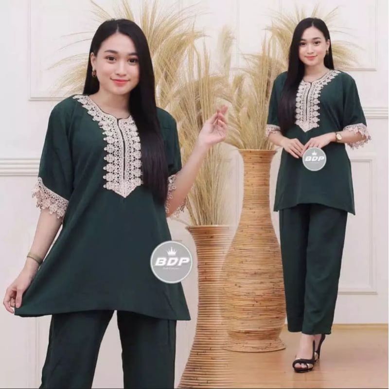 CP RENDA , SETELAN PIYAMA MODEL ARABIAN/SETELAN RENDA TERMURAH, SETELAN RENDA TERLARIS