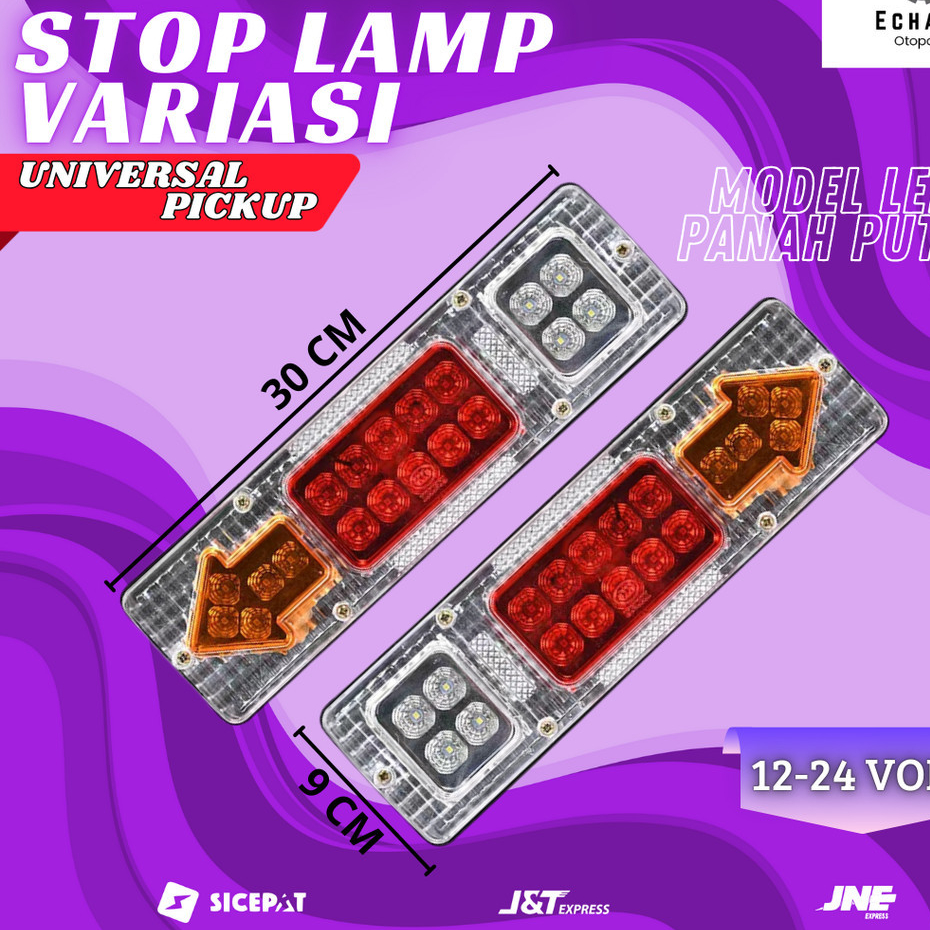 Lampu Stoplamp 12 V Kiri Kanan Lampu Rem Belakang Mobil Pick up Carry Futura L300 APV GrandMax