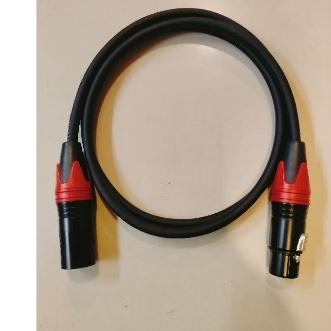 Kabel Jumper Audio/Lighting XLR Male to FEMALE Kabel power mixer DLMS Equalizer crossover Panjang 1M
