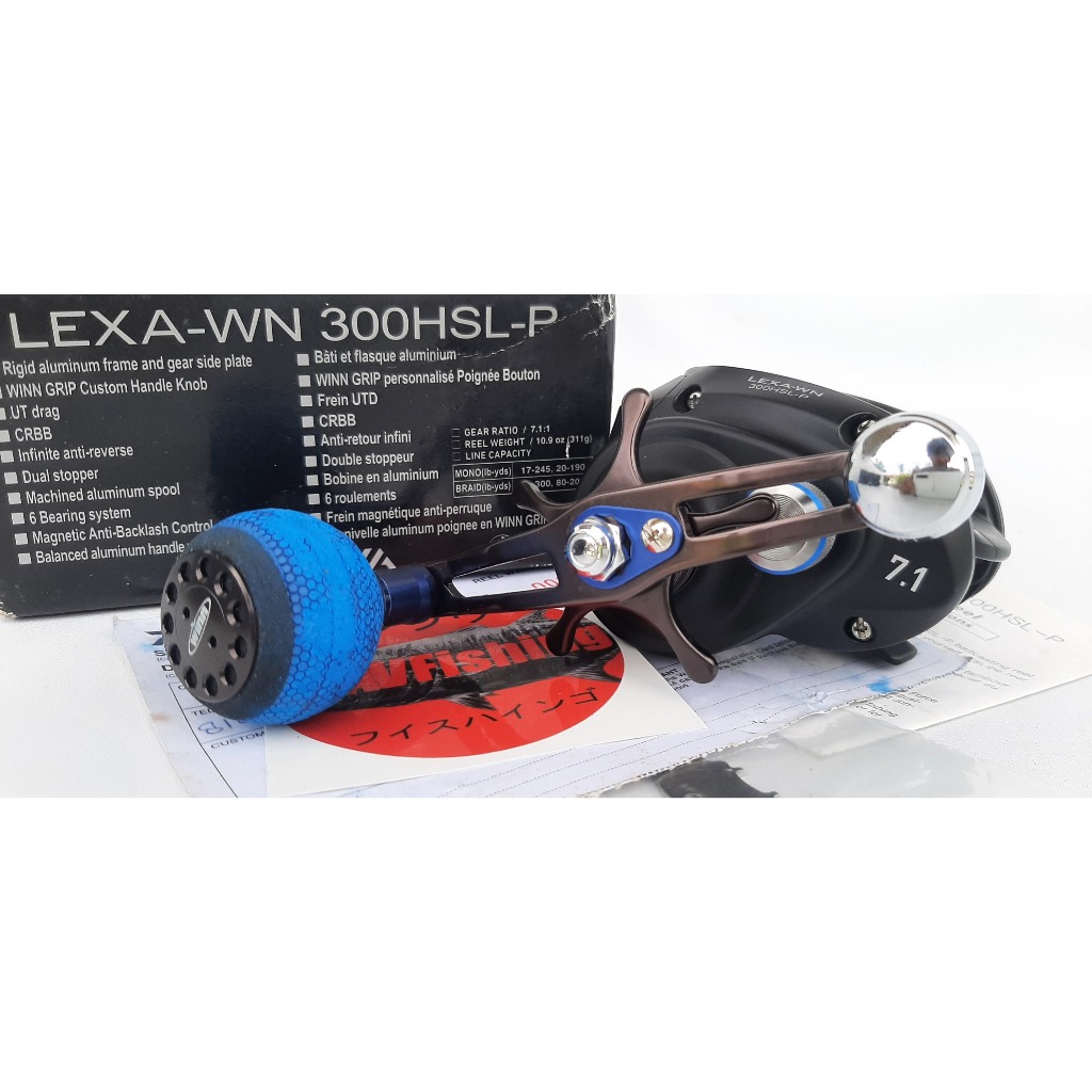 SECOND OH REEL DAIWA LEXA-WN 300HSL-P