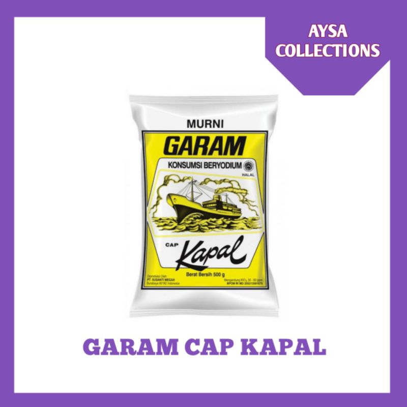 

Garam Cap Kapal 250 gram