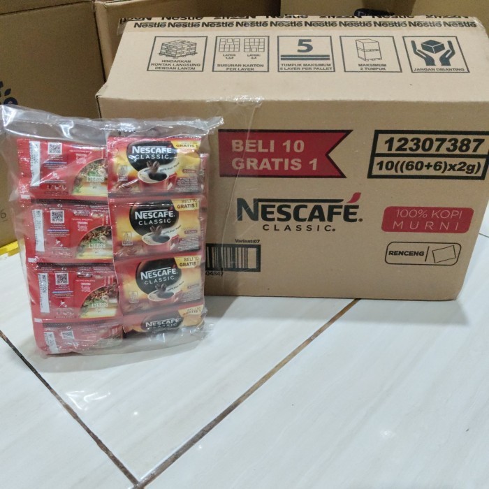 

NESCAFE CLASSIC SAK 2GR DUS ( 600 SACHET )