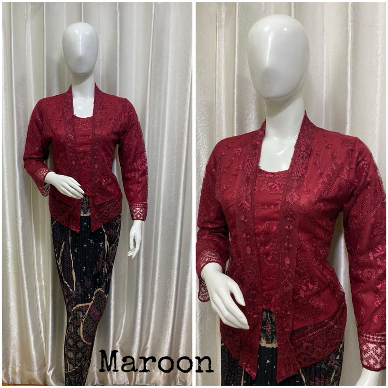 Kebaya kutu baru Modern  Kebaya Tunik  Setelan Kebaya Brokat  Kebaya Brokat  Kebaya Encim  Tunik Bru