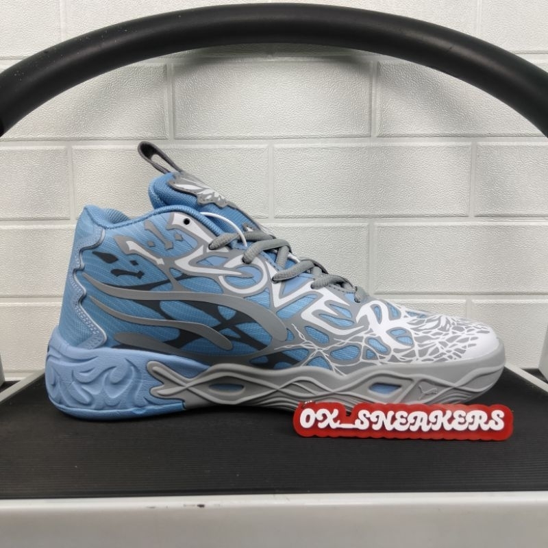NEW SEPATU BASKET PM LAMELO BALL MB.04 BLUE GREY