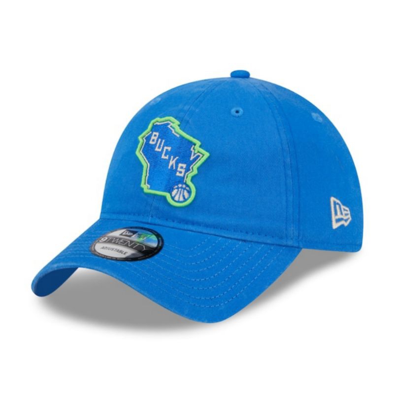 Topi New Era Cap Milwaukee Bucks City Edition Alternate 23 9Twenty Adjustable Original