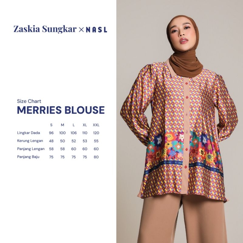 ZASKIA SUNGKAR MERRIES BLOUSE
