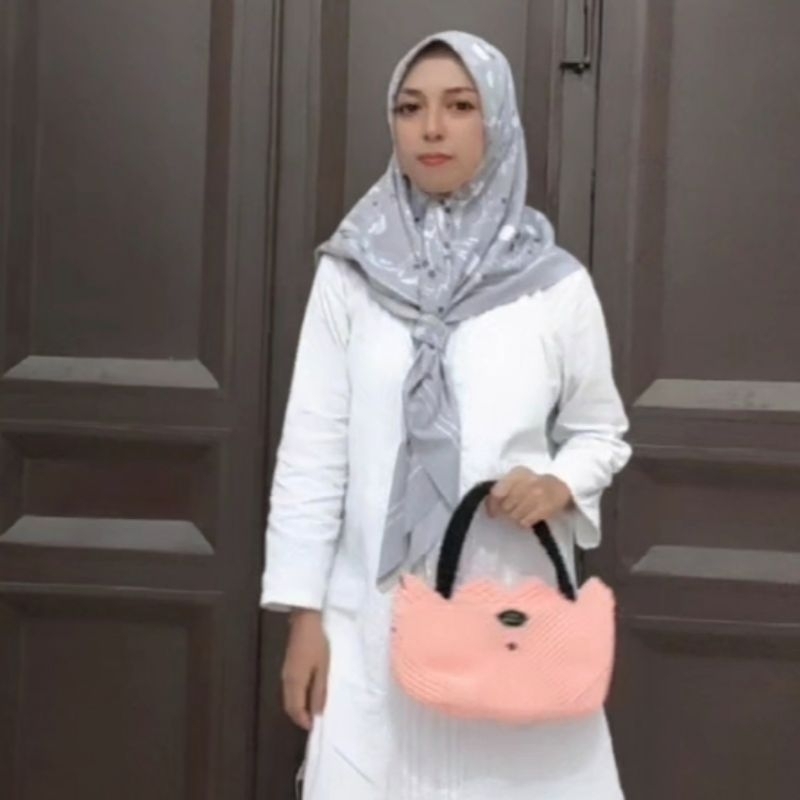 Tas Tali Kur Motif Jagung Mutiara Model Handbag Mewah Untuk Pesta Tas Rajut Model Terbaru Kekinian P