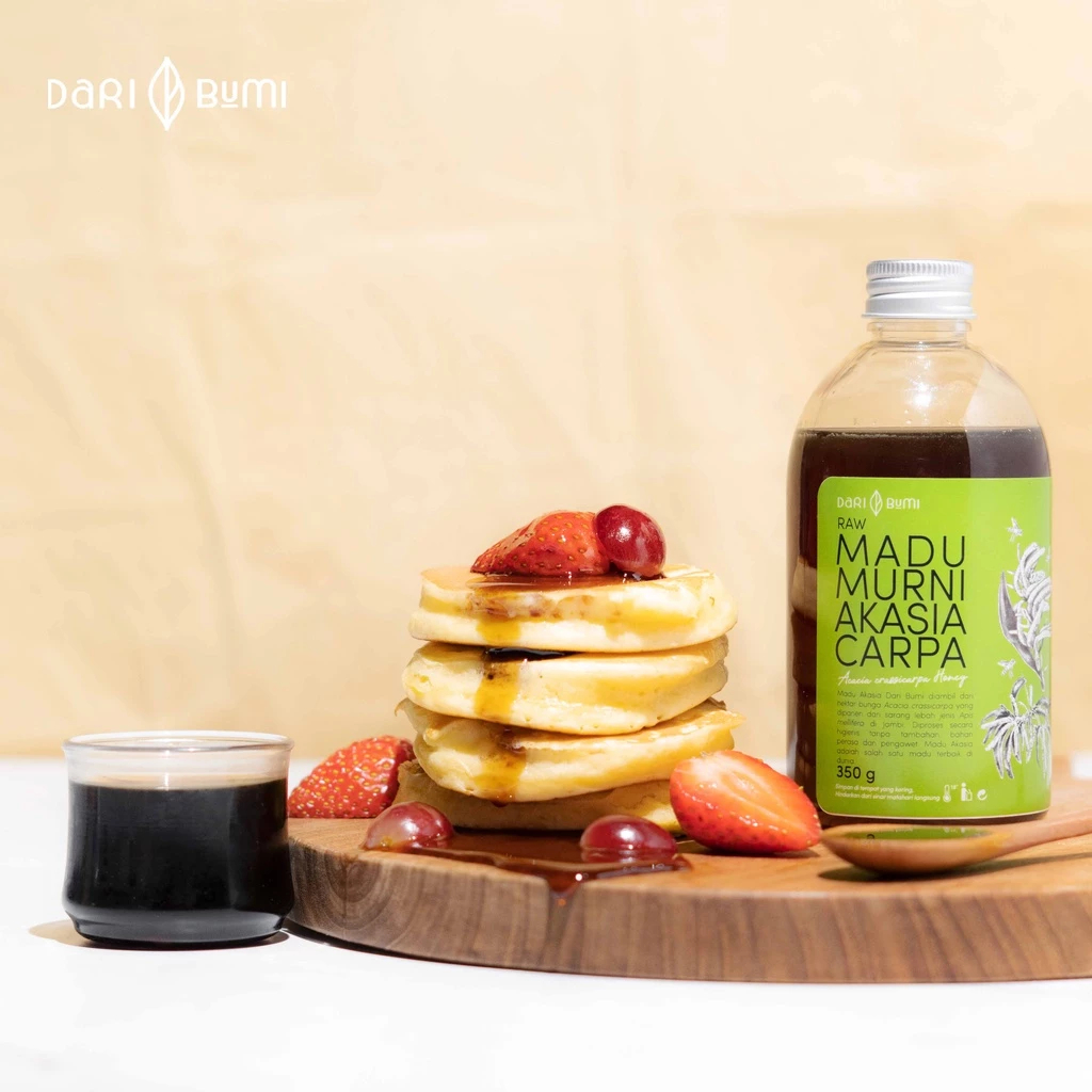 

[Original][Dari Bumi][Surabaya] Madu Murni Akasia Carpa 350 GR Premium Madu Hitam Madu Hutan Liar