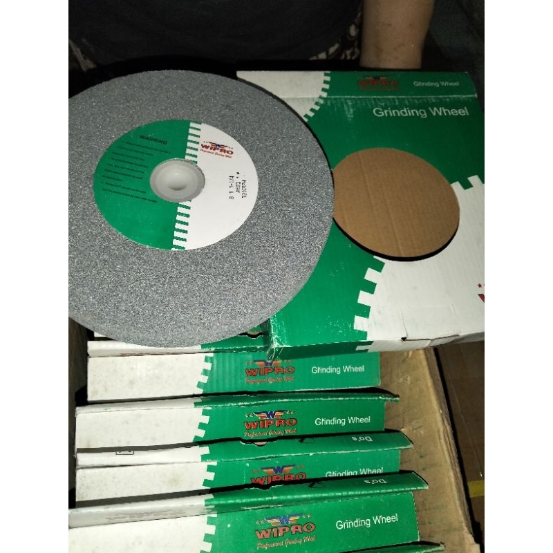 WIPRO Batu Gerinda duduk asah Hijau / Batu Grinda Duduk Asah Hijau Wipro 8"x1x1 1/4