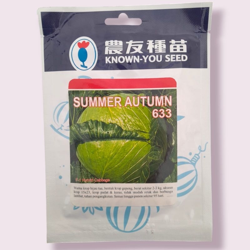 Benih KUBIS SUMMER AUTUMN 633 15gr