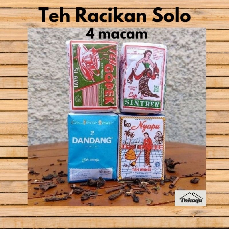 

Paket Teh Racikan Khas Solo ( 4pcs ) Teh Tubruk - Teh Sintren, Teh Gopek , Teh Dandang, Teh Nyapu