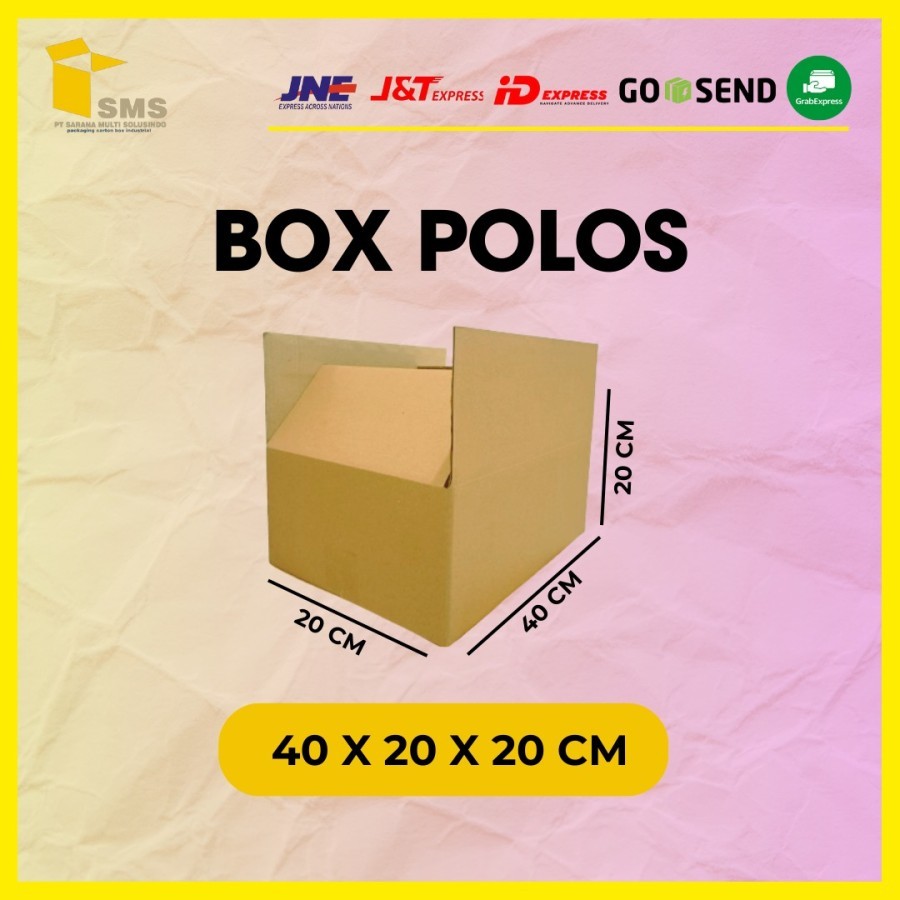 

KARTON BOX / BOX POLOS / KARDUS PACKING UK 40x20x20