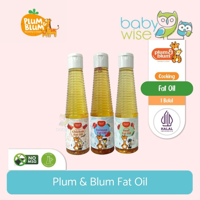 

Plum & Blum Chicken Fat Oil Beef Fat Oil Minyak Mpasi BB Booster 133 ml