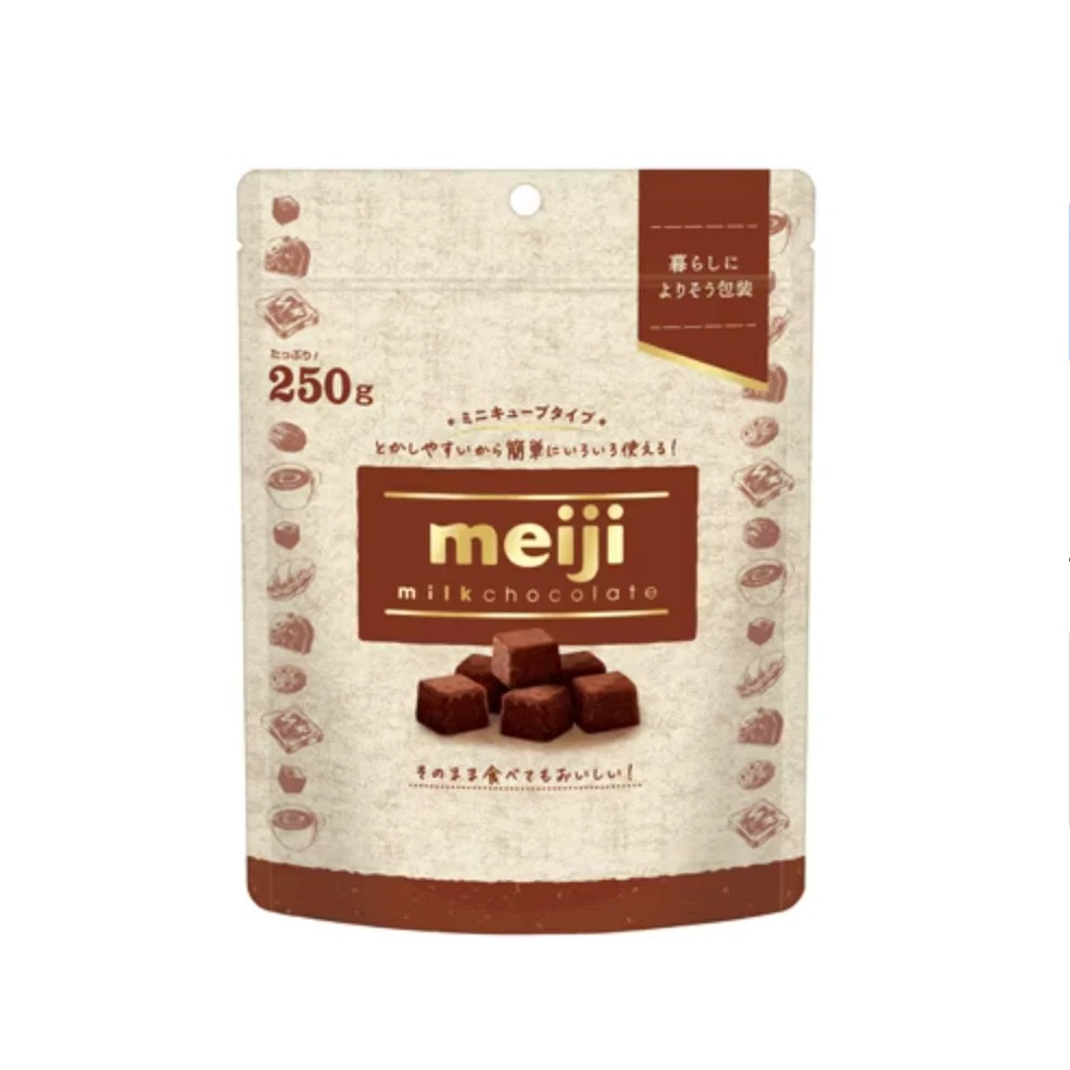 

Meiji Milk Chocolate Mini Cube 250 gr