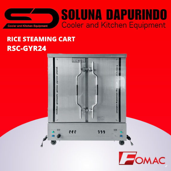 FOMAC RICE STEAMING CART RSC-GYR24 / RSC GYR24 / RSCGYR24