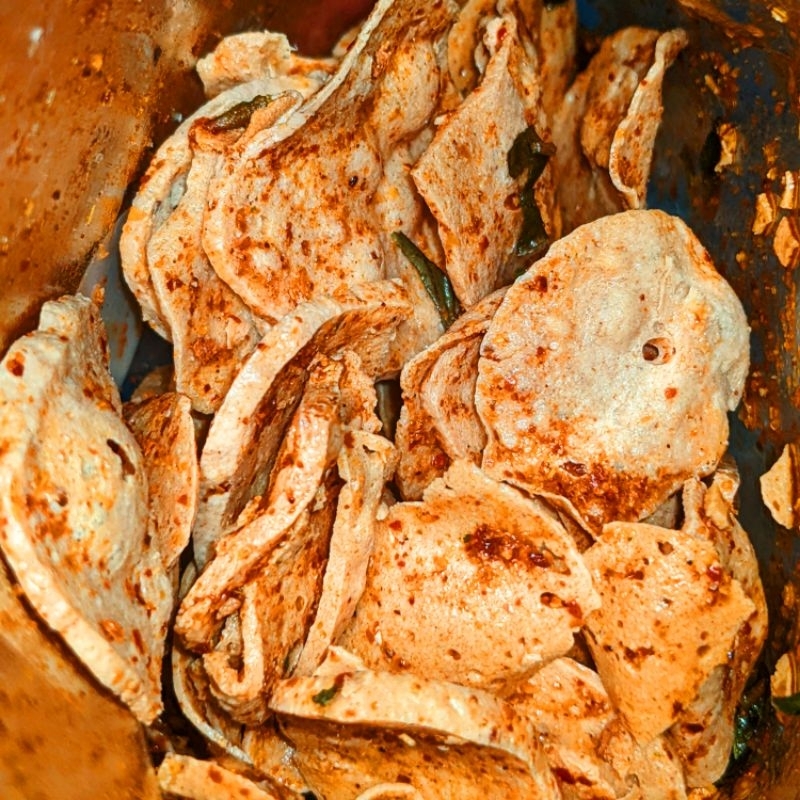 

Kripik Basreng Bumbu Basah Daun Jeruk Halal