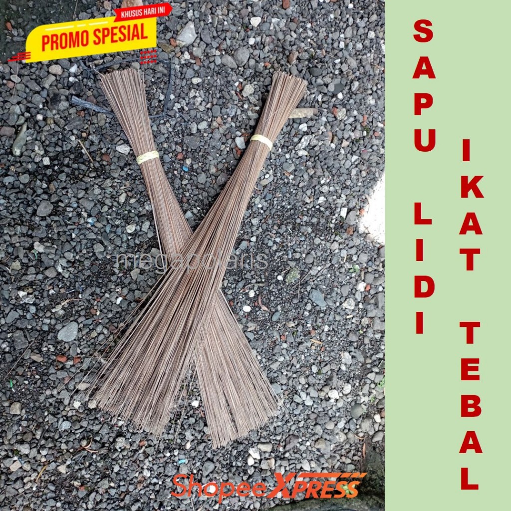 Sapu Lidi Ikat Tanpa Gagang Sapu Taman Lidi Kelapa Tebal