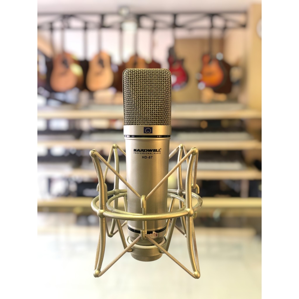 MIC CONDENSER HARDWELL HD-87 ORIGINAL - MIC RECORDING