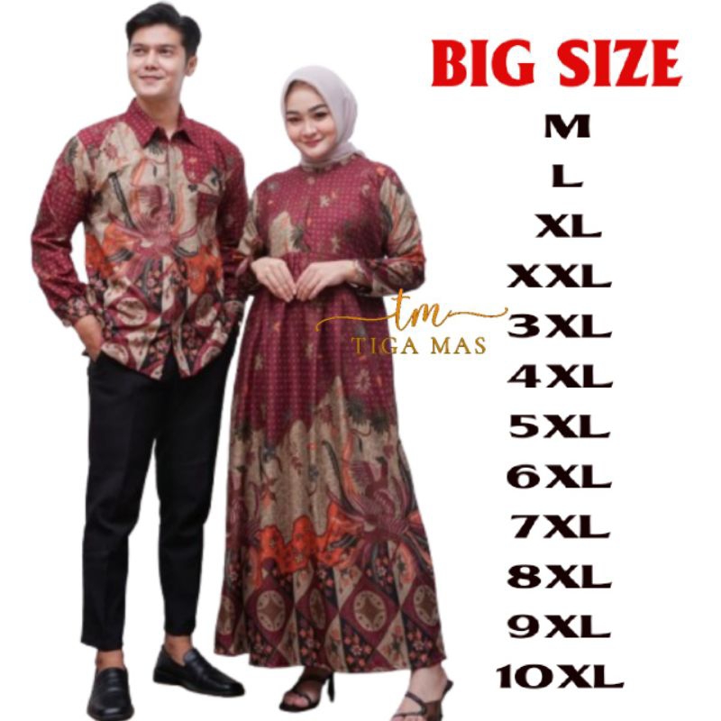 BATIK SARIMBIT COUPLE KELUARGA MODERN KEMEJA JUMBO GAMIS JUMBO