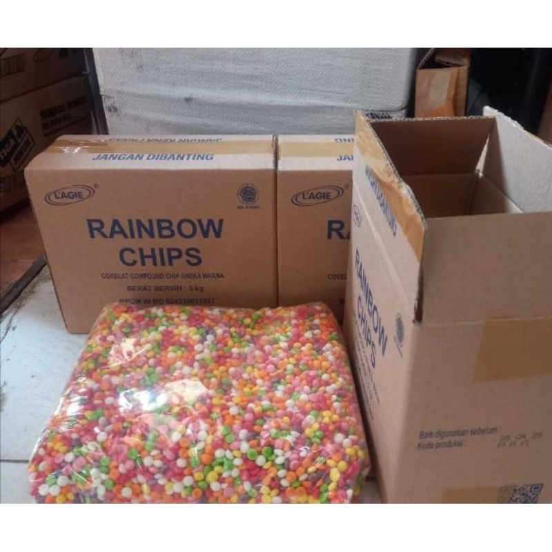 

La'gie chochochip warna warni pelangi curah