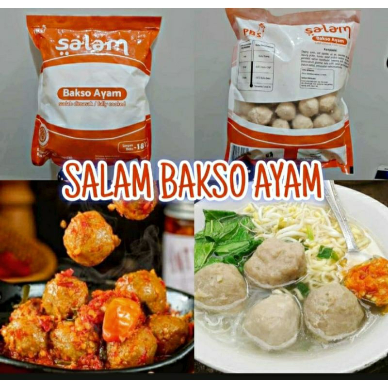 

BAKSO AYAM SALAM 500 gr