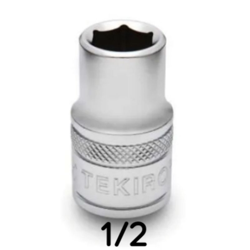 TEKIRO Kunci mata sock 1/2" 6pt dan 12pt 8mm - 32mm