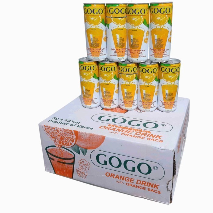 

Bya - (Instans Only ) Per Dus Gogo Orange Drink Isi 24 Botol