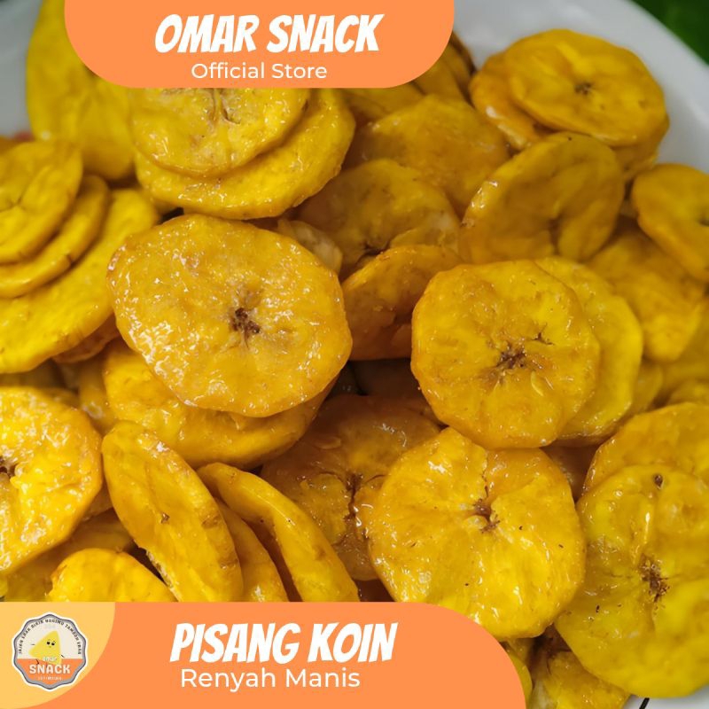 

Keripik pisang koin madu manis golden