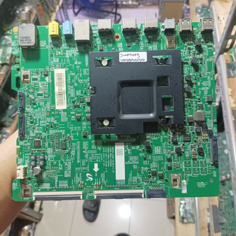 MB led tv Samsung ua49mu6300 - PSU led tv Samsung ua49mu6300 - 1set MB + PSU satu paket - mesin tv l