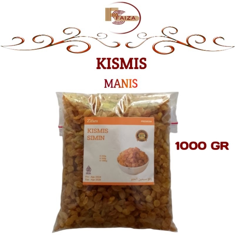 

Kismis Mutiara 1kg Kismis Kristal Manis Oleh Oleh Haji dan Umroh