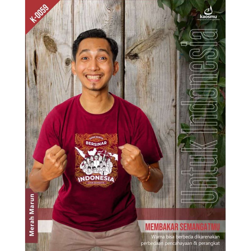 Sang Surya Bersinar untuk Indonesia Merah Maroon