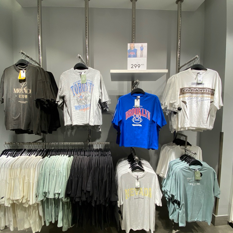 Oversize Kaos H&M Original Store