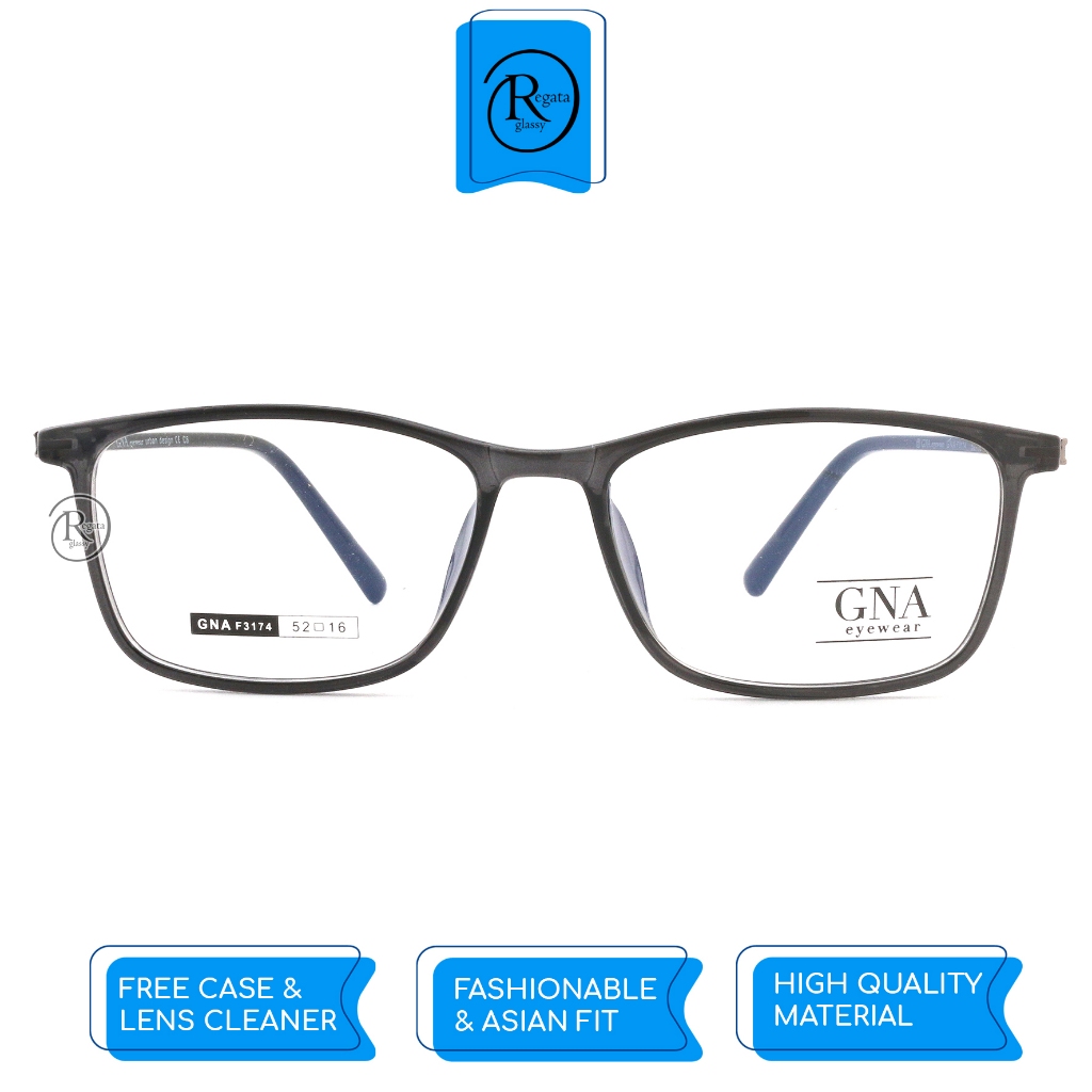 GNA Eyewear /  GNA F-3174 / Frame Kacamata GNA Eyewear ORIGINAL
