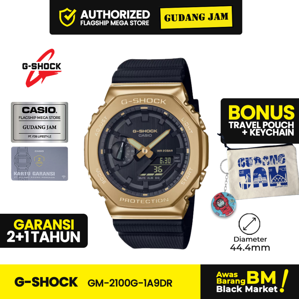 Jam Tangan G-Shock GM-2100G-1A9DR GM-2100G GM-2100 GM2100G GM2100G
