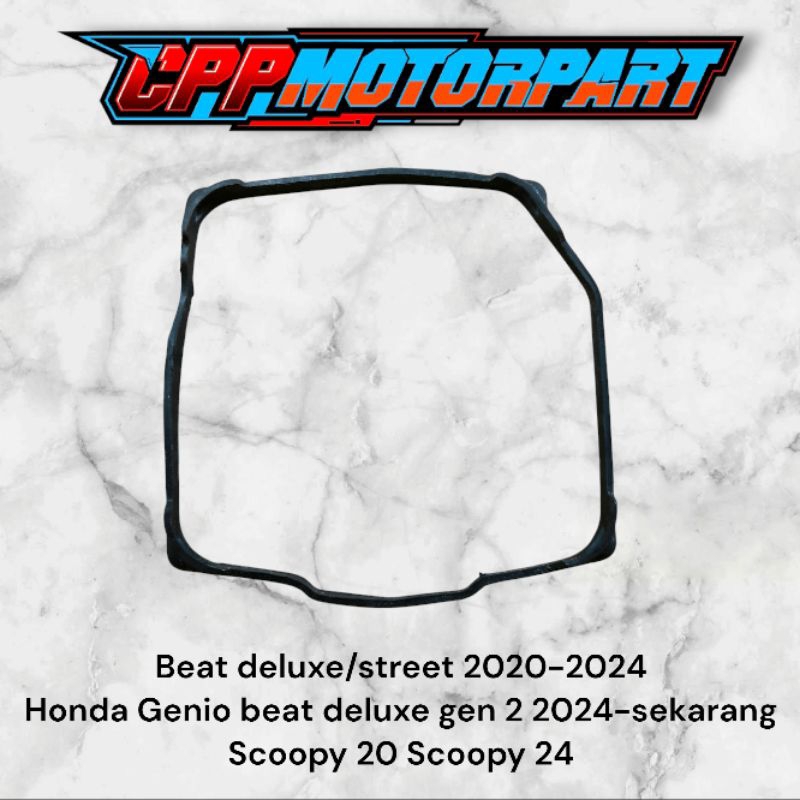 Seal Cover Tutup Mesin Honda BeAT K1A Genio Scoopy 20 Scoopy 24 beat deluxe seal cover mesin beat de
