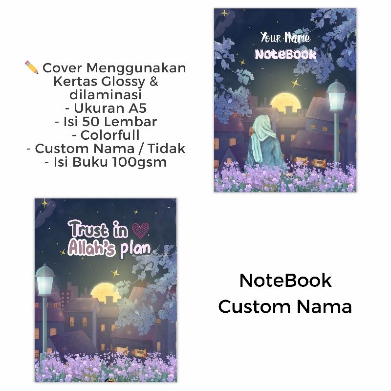

Notebook / Buku Kajian Custom Nama