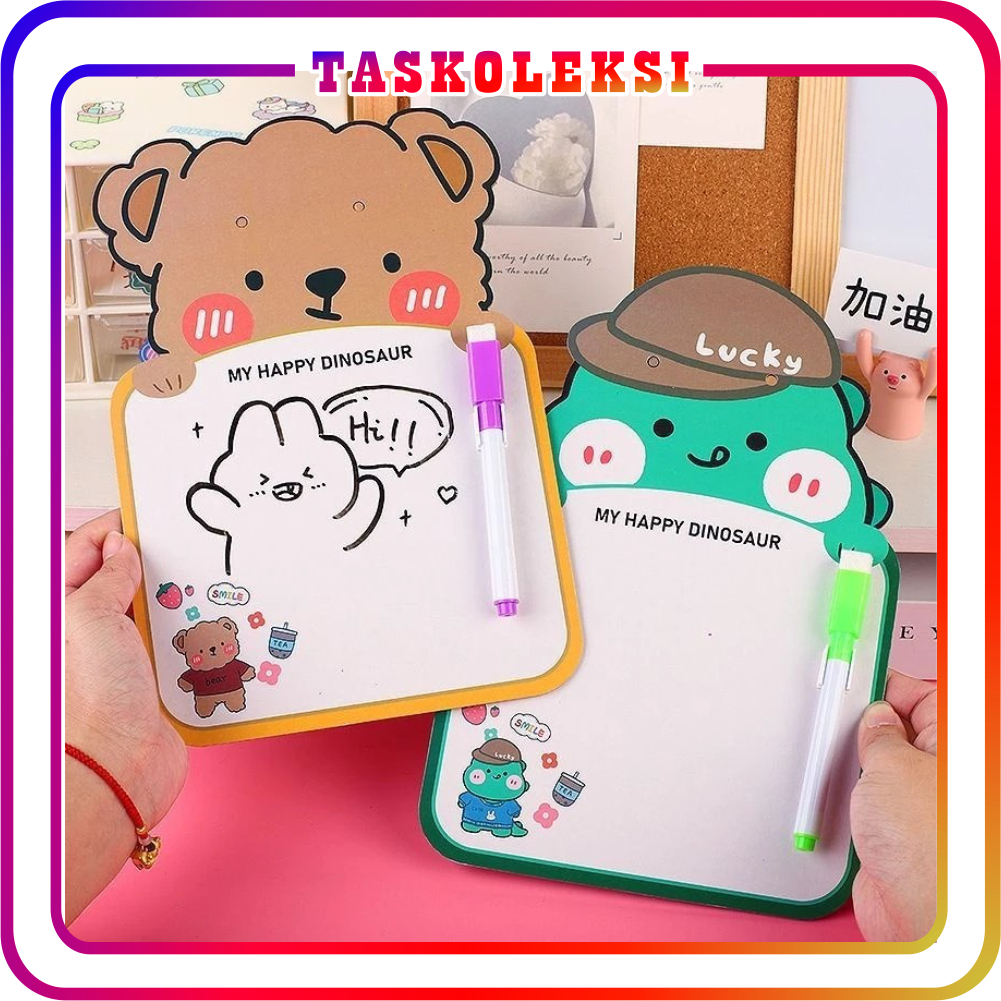 

☛TK☚ Papan tulis cute papan tulis karakter anak lucu papan tulis belajar menulis R1242