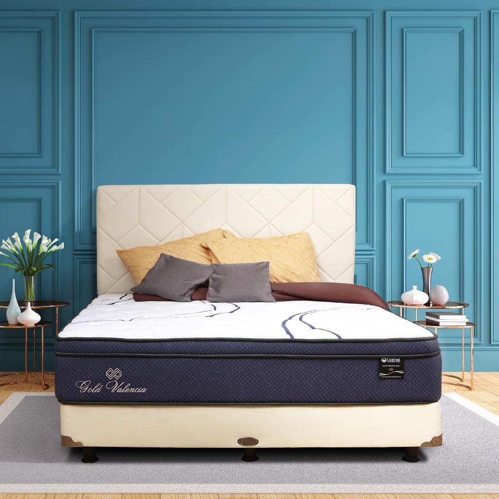 Central Springbed - Gold Valencia (33 cm) | Matras & Full Set | 90/100/120/160/180/200x200 | SP Matt