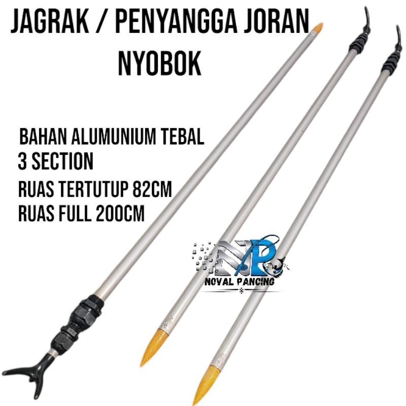 Cagak Joran Pancing Nyobok 200CM Zoom