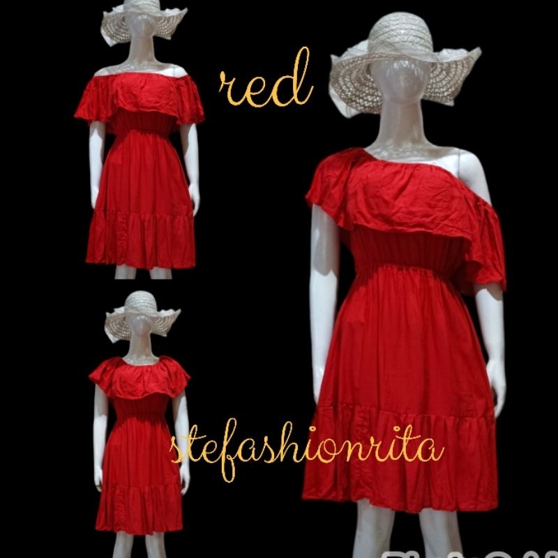 Dress Sabrina dress jumbo  dress Bali  Sabrina rempel polos