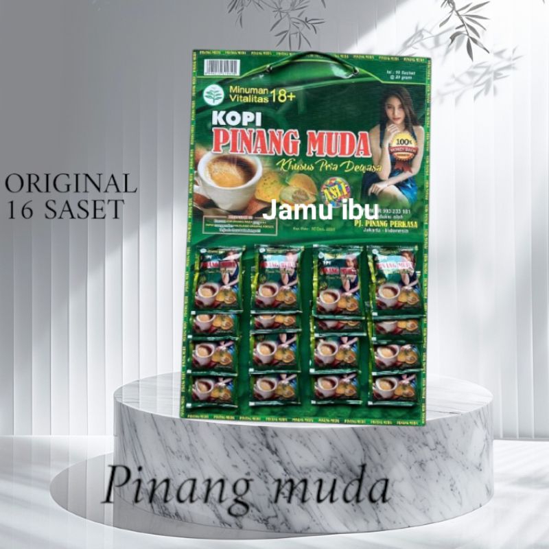 

KOPI STAMINA PINANG MUDA PAPAN 16 SET