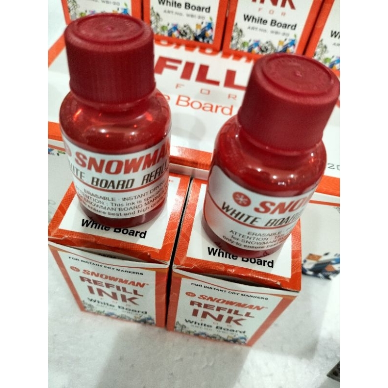

TINTA SPIDOL WHITEBOARD MERK SNOWMAN TINTA SPIDOL MERAH TINTA SPIDOL MERAH MURAH