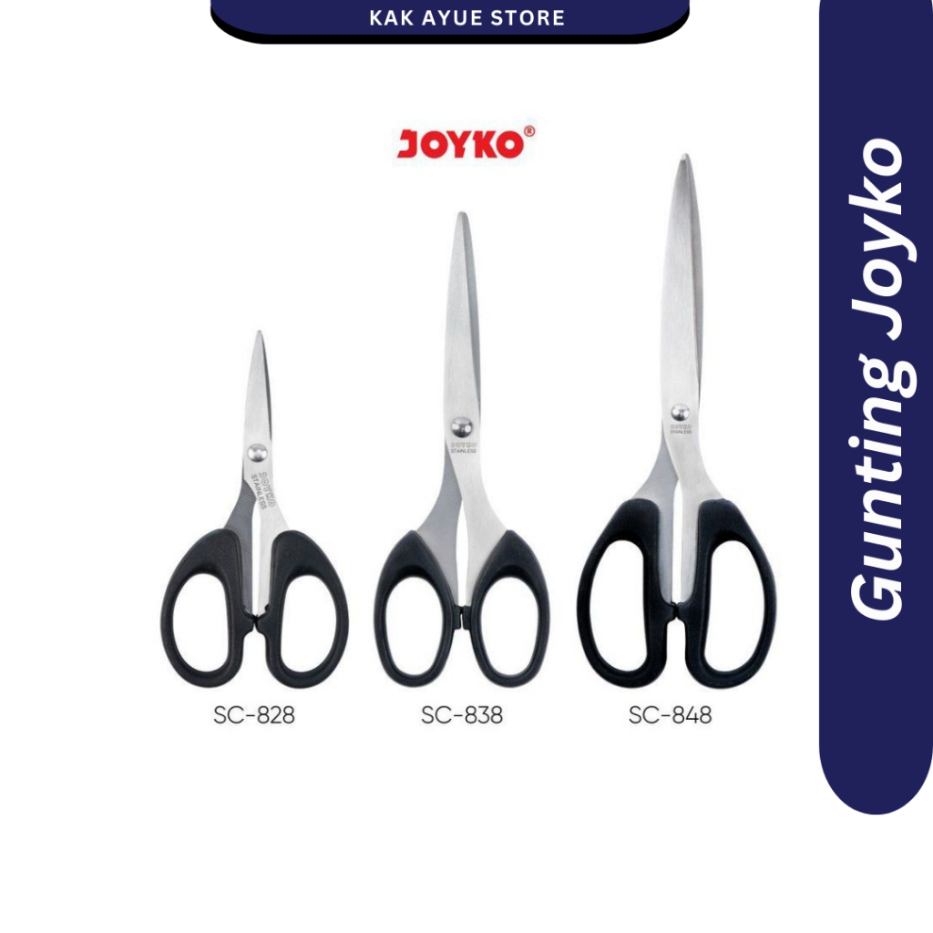 

Gunting Joyko Original - Stainless Scissors Gunting Joyko SC-828~848