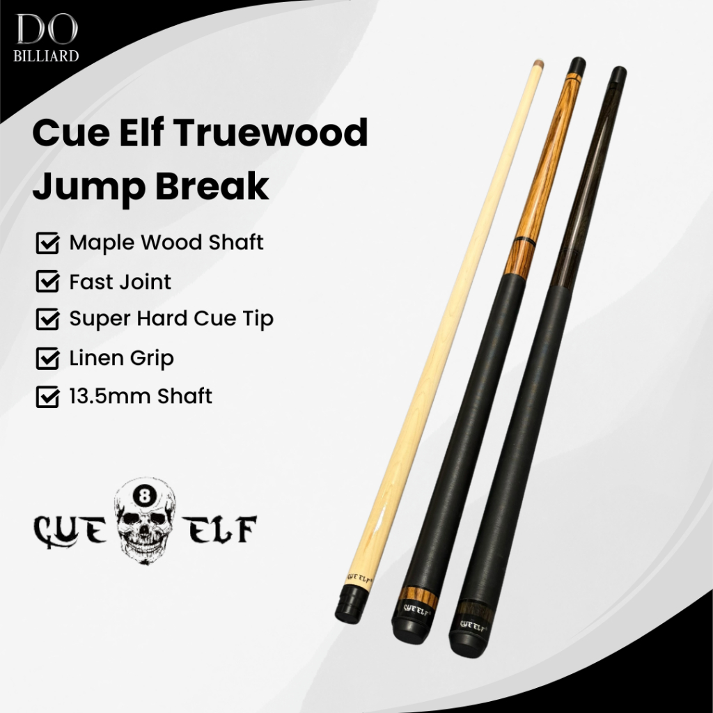 Stick Billiard CUE ELF TRUEWOOD Jump Break Cue / Stick Cue Elf Truewood Jump Break