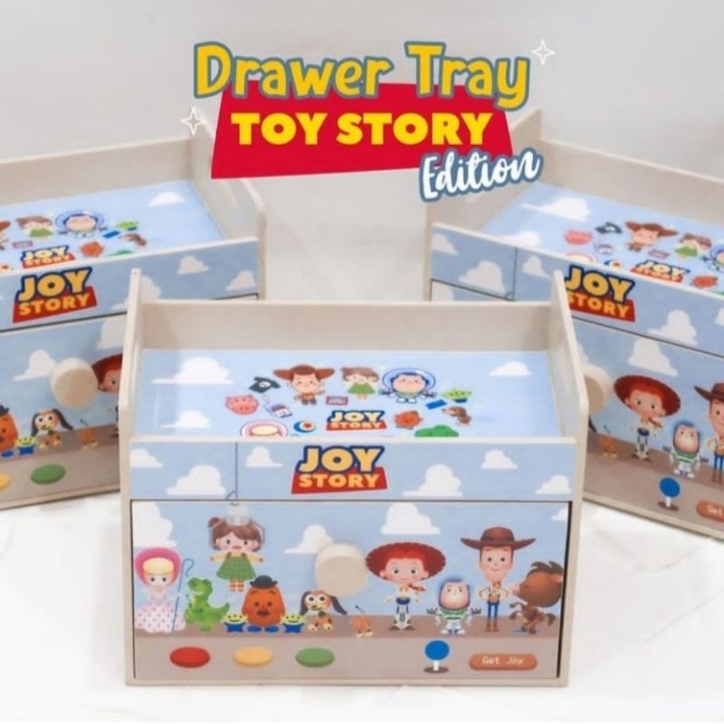 DRAWER TRAY KAYU Kotak Penyimpanan Laci STORAGE BOX BEDAK MAKEUP KOSMETIK Souvenir Hampers Ultah